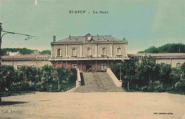 ELBEUF Rouen 76 Seine-Maritime La Gare Bahnhof