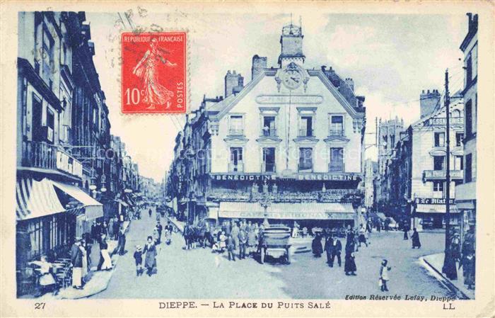 DIEPPE 76 Seine-Maritime La Place du Puits Salé
