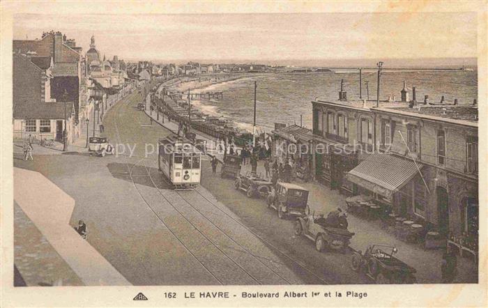 LE HAVRE 76 Boulevard Albert Ier et la plage