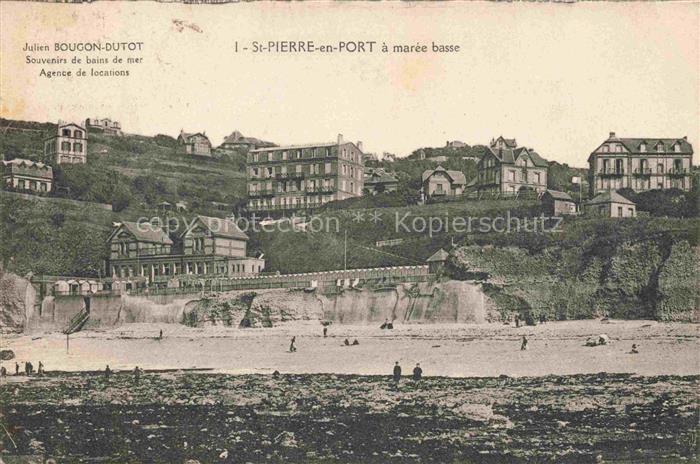 St-Pierre-en-Port LE HAVRE 76 Seine-Maritime La plage à marée basse