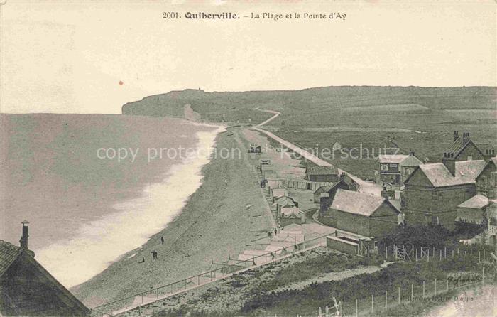 Quiberville Dieppe 76 Seine-Maritime La plage et la Pointe d'Ay