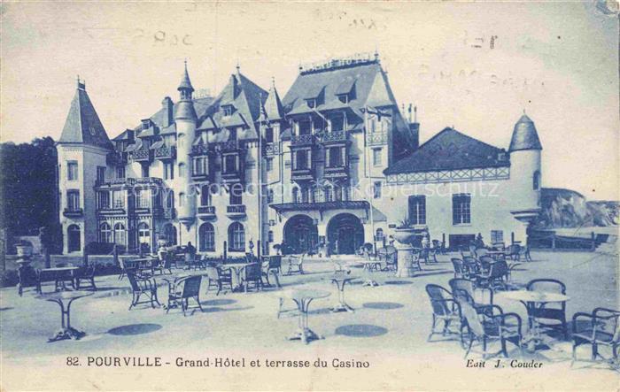 Pourville-sur-Mer DIEPPE 76 Seine-Maritime Grand Hôtel et terrasse du casino