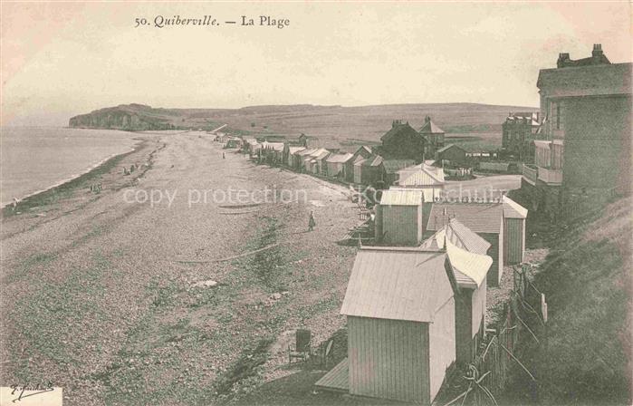Quiberville Dieppe 76 Seine-Maritime Vue générale et la plage