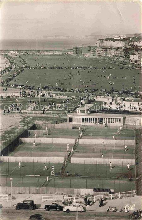 DIEPPE 76 Seine-Maritime Les Tennis vue aérienne