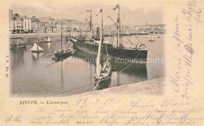 DIEPPE 76 Seine-Maritime L'avant-port