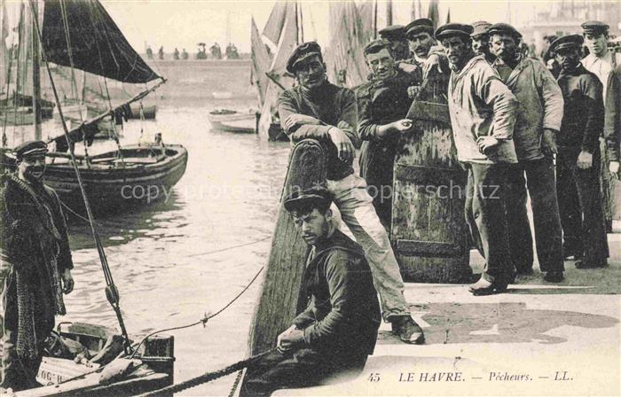 LE HAVRE 76 Des pêcheurs