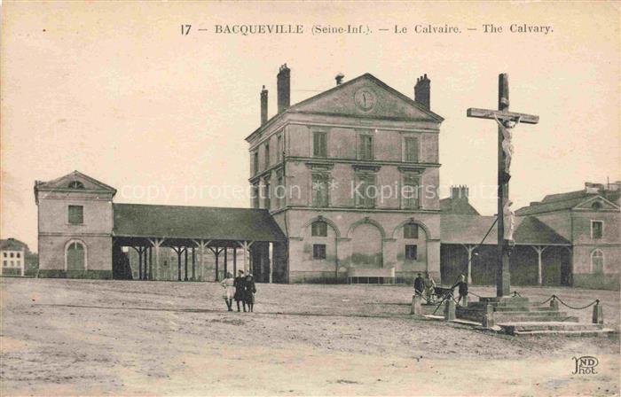 Bacqueville-en-Caux Dieppe 76 Seine-Maritime Le Calvaire Croix