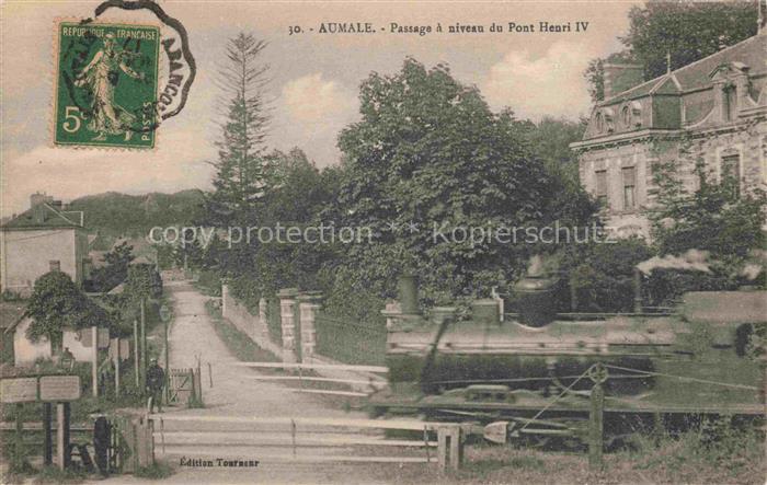 Aumale DIEPPE 76 Seine-Maritime Passage à niveau du Pont Henri IV