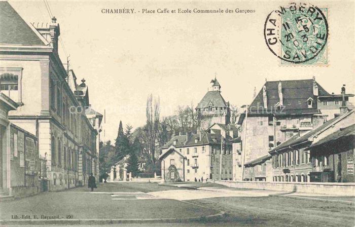 CHAMBERY 73 Savoie Place Caffe Ecole Communale des Garcons