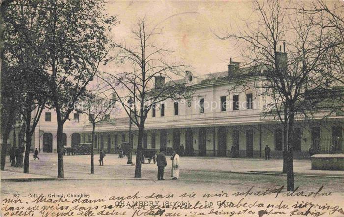 CHAMBERY 73 Savoie La gare Bahnhof