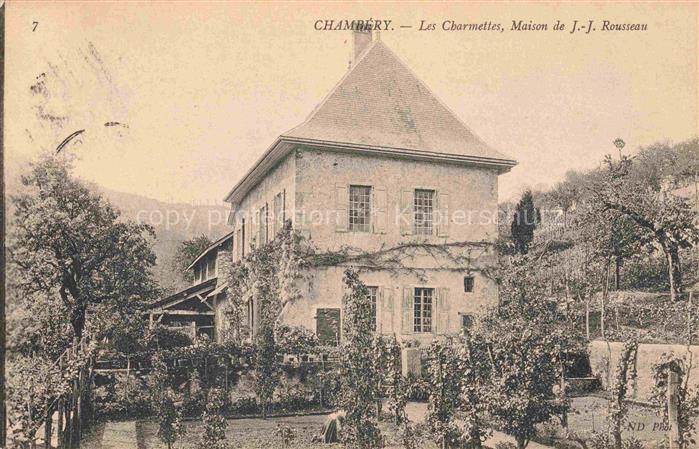 CHAMBERY 73 Savoie Les Charmettes Maison de J.J. Rousseau