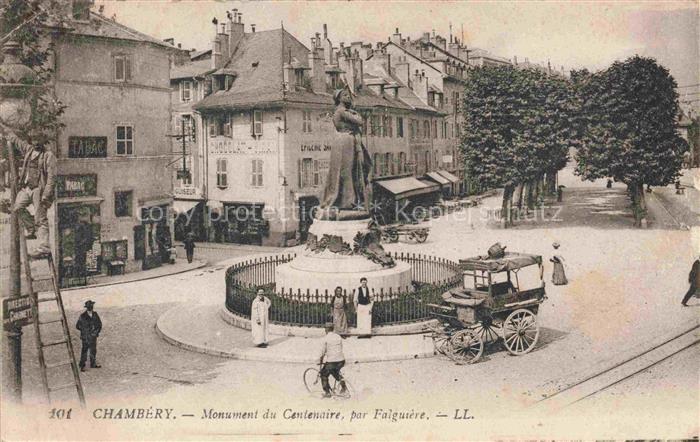 CHAMBERY 73 Savoie Monument du Centenaire par Falguière