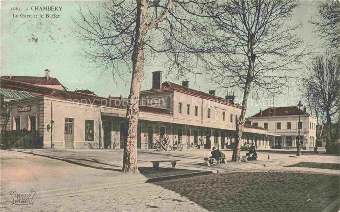 CHAMBERY 73 Savoie La gare et le buffet