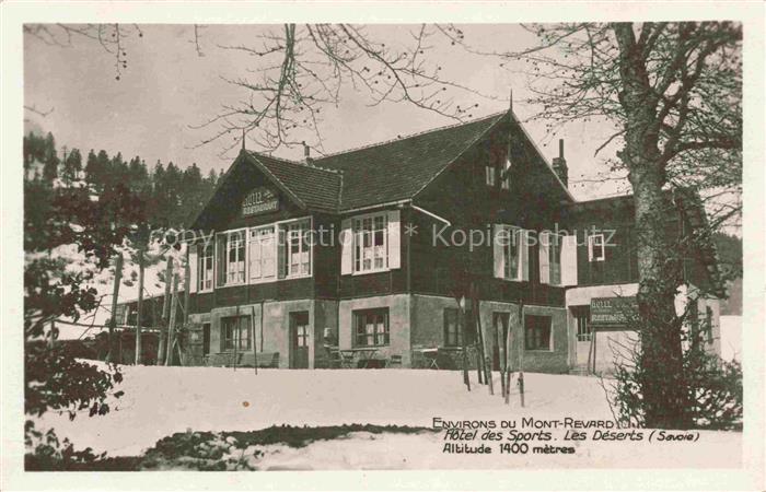 Les Deserts CHAMBERY 73 Savoie Hôtel des Sports en hiver