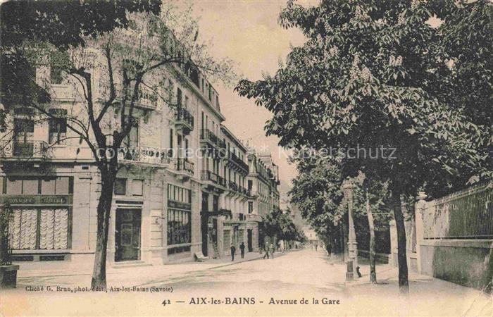 AIX-LES-BAINS Chambery 73 Savoie Avenue de la Gare
