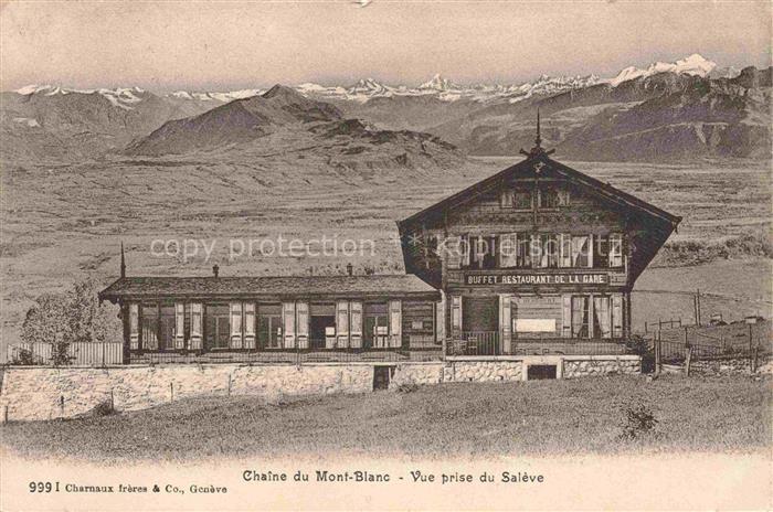 Saleve Saint-Julien-en-Genevois 74 Haute-Savoie Buffet Restaurant de la Gare Cha