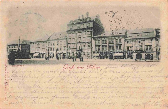 Pilsen PLZEN CZ Rathaus