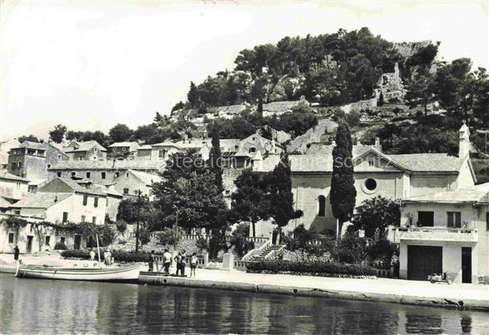Novigrad Croatia Teilansicht vom Wasser aus