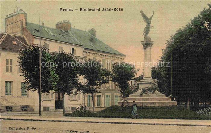 MEAUX 77 Seine-et-Marne Boulevard Jean-Rose Monument