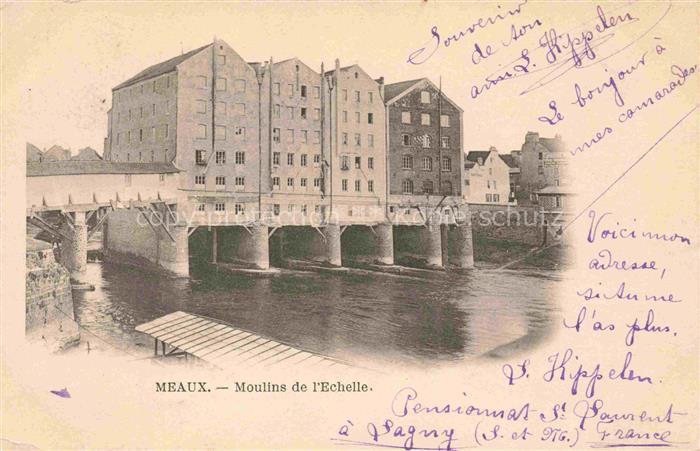 MEAUX 77 Seine-et-Marne Moulins de l'Echelle