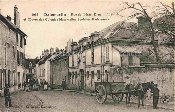 Dammartin-en-Goele MEAUX 77 Seine-et-Marne Rue de l'Hôtel Dieu Oeuvre des Coloni