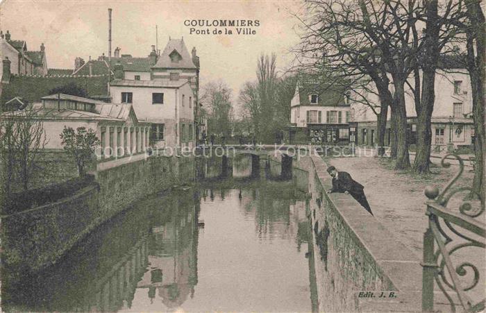 Coulommiers MEAUX 77 Seine-et-Marne Pont de la ville