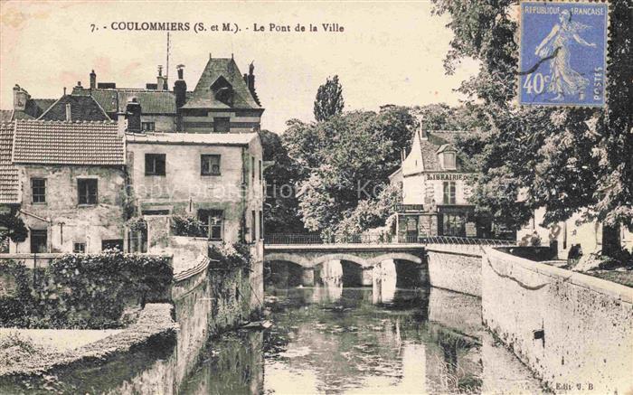 Coulommiers MEAUX 77 Seine-et-Marne Le pont de la ville