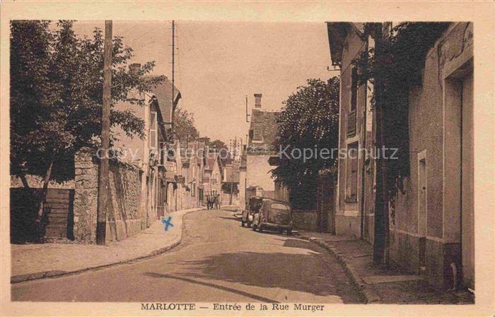 Marlotte Bourron-Marlotte Fontainebleau 77 Seine-et-Marne Entrée de la Rue Murge