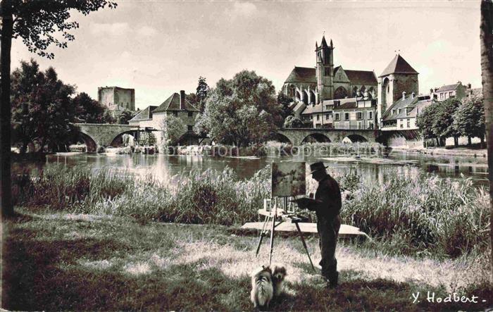 Moret-sur-Loing 77 Seine-et-Marne Le Donjon Porte de Bourgogne Eglise Notre-Dame