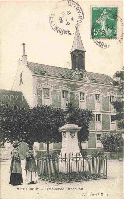 Mory Mitry le Neuf Mitry-Mory 77 Seine-et-Marne Extérieur de l'Orphelinat Monume