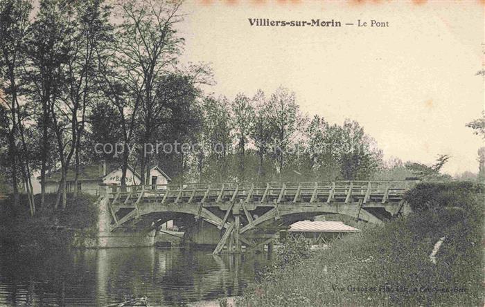Villiers-sur-Morin MEAUX 77 Seine-et-Marne Le pont