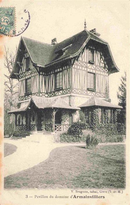 Armainvilliers Gretz-Armainvilliers 77 Seine-et-Marne Pavillon du domaine