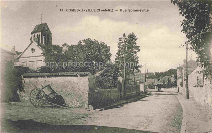 Combs-la-Ville MELUN 77 Seine-et-Marne Rue Sommeville
