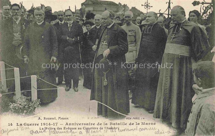 Chambry MEAUX 77 Seine-et-Marne Anniversaire de la Bataille de la Marne La Prièr