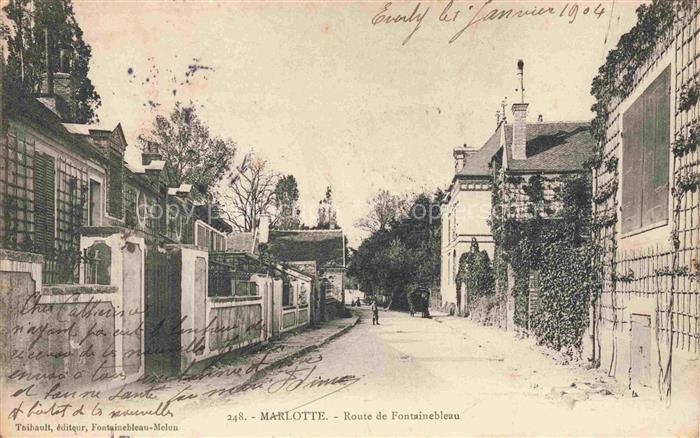 Marlotte Bourron-Marlotte Fontainebleau 77 Seine-et-Marne Route de Fontainebleau