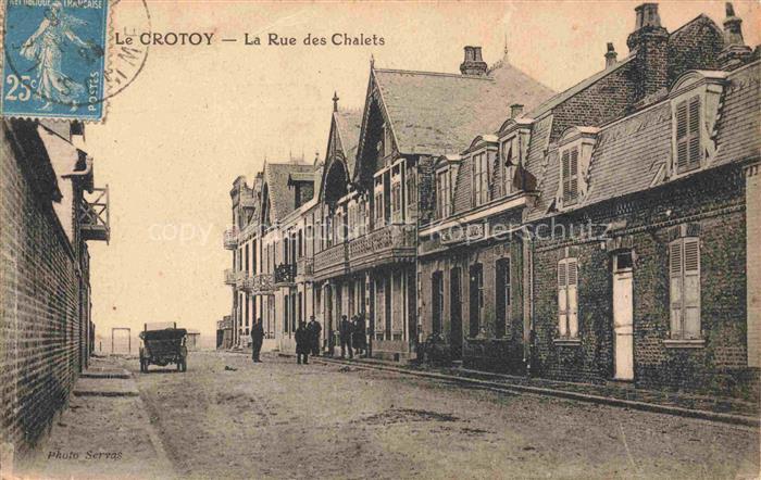 Le Crotoy ABBEVILLE 80 Somme Rue des Chalets