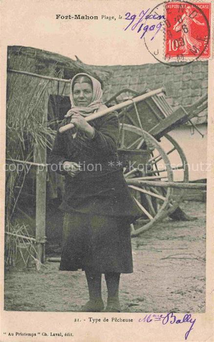 Fort-Mahon-Plage Abbeville 80 Somme Type de Pêcheuse