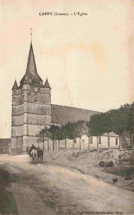 Cappy Peronne 80 Somme Eglise Kirche