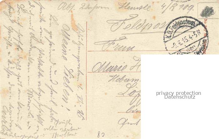 Contalmaison PERONNE 80 Somme Kirche mit Graebern gefallener Kameraden Adrian Ku – Bild 2