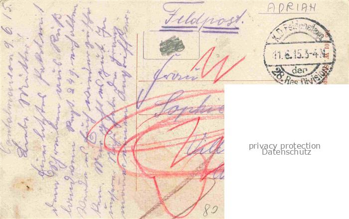 Contalmaison PERONNE 80 Somme Kirche mit Graebern gefallener Kameraden Adrian Ku – Bild 2