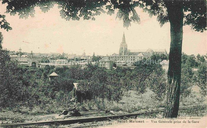 Saint-Maixent-l Ecole Vue générale prise de la gare