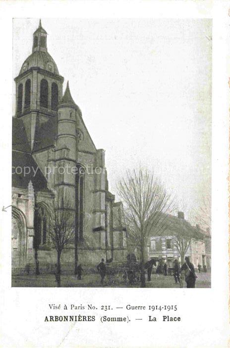 Arbonnieres Harbonnieres Montdidier 80 Somme La Place Eglise