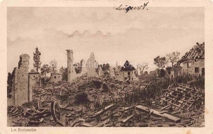 La Boisselle Ovillers-la-Boisselle PERONNE 80 Somme Ruines Grande Guerre Truemme