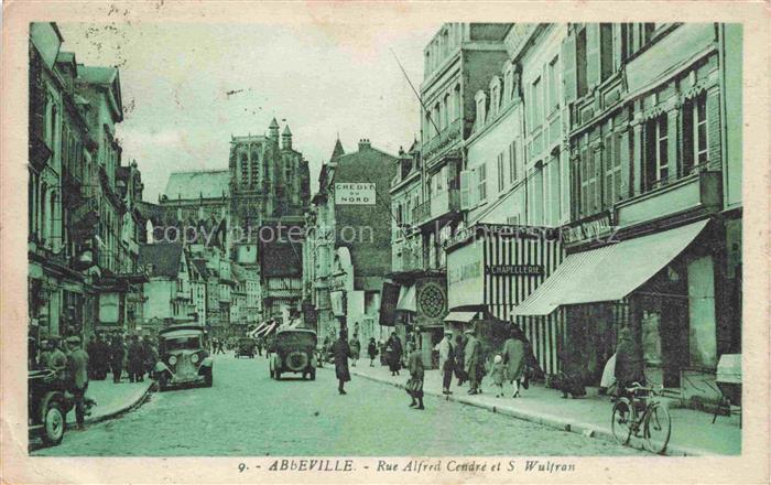 ABBEVILLE 80 Somme Rue Alfred Cendré et S. Wulfran