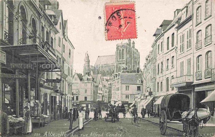 ABBEVILLE 80 Somme Rue Alfred Cendré