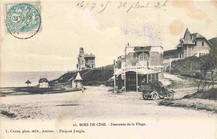BOIS DE CISE Ault Onival Abbeville 80 Somme Descente de la plage