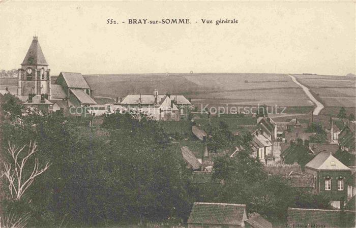 Bray-sur-Somme PERONNE 80 Somme Vue générale