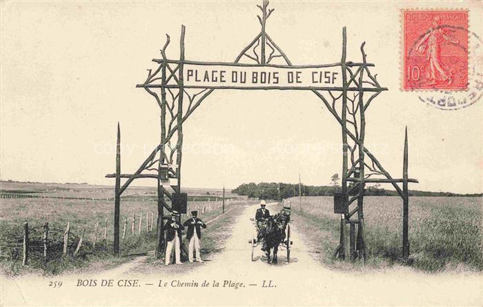 BOIS DE CISE Ault Onival Abbeville 80 Somme Le chemin de la plage