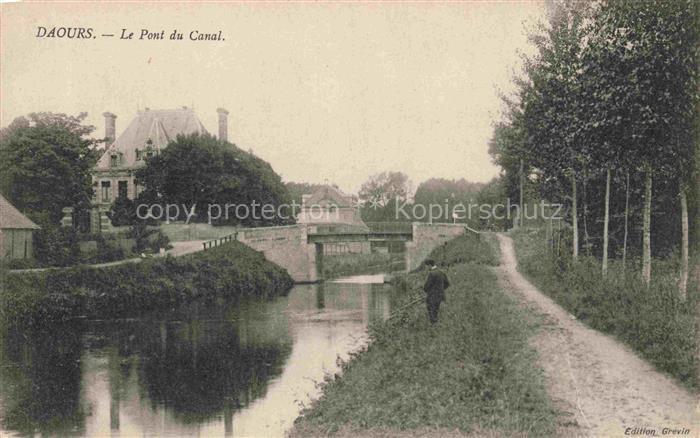 Daours AMIENS 80 Somme Le pont du canal Feldpost