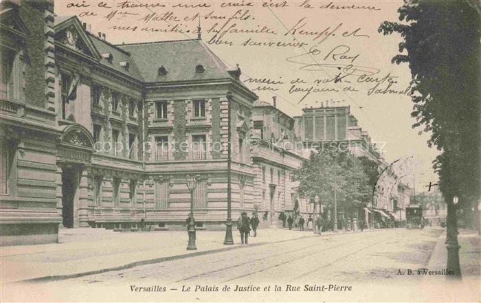 VERSAILLES 78 Palais de Justice et Rue Saint-Pierre